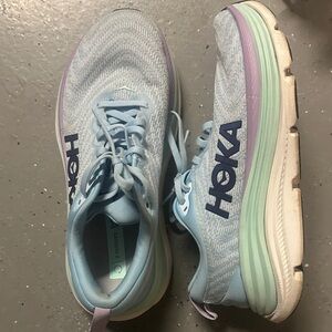 Hoka Women's Blue and Purple Athletic Shoes